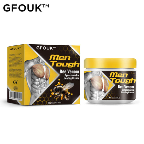 🌍GFOUK™ MenTough Bee Venom Gynäkomastie-Heizcreme