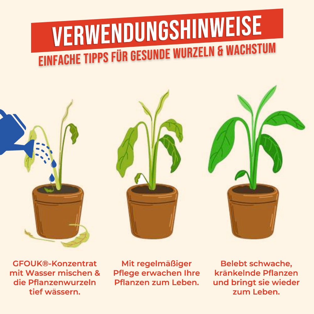 GFOUK® Schnellwurzelpflanze Yield Booster Düngemittelkonzentrat