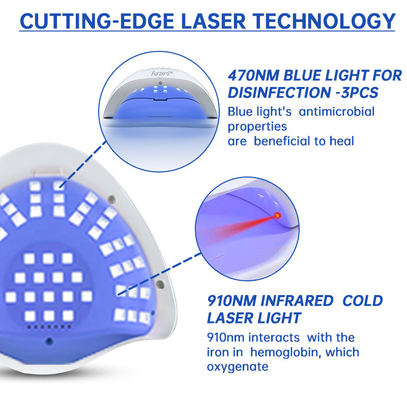 Furzero™ PureNail Laser-Therapiegerät gegen Nagelpilz