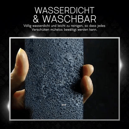 GFOUK® Wasserdichte schwarze Diamant-Pokerkarten